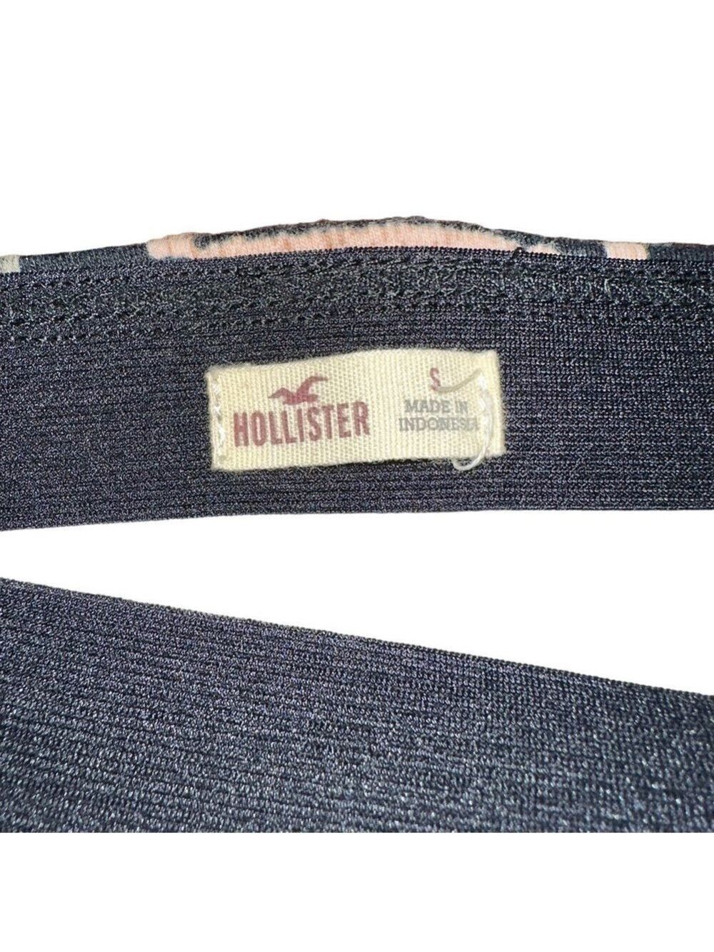 Hollister Aztec Geometric Print Black & Pink Mini Stretch Tube Skirt Size Small - Picture 5 of 6